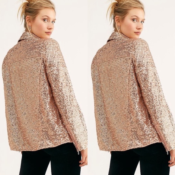 Free People Midnight Message Moto Jacket - Picture 5 of 8